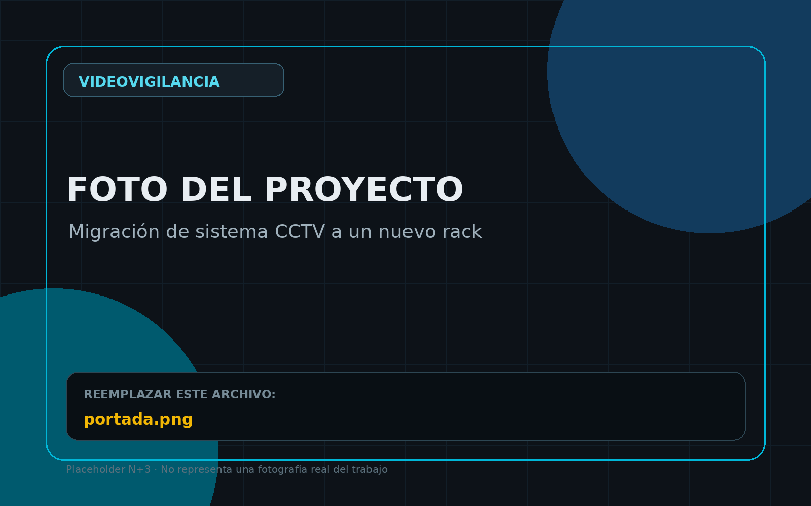 Migración de sistema CCTV a un nuevo rack
