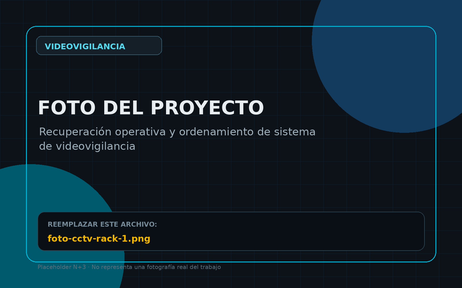 Ordenamiento de cableado dentro de rack CCTV