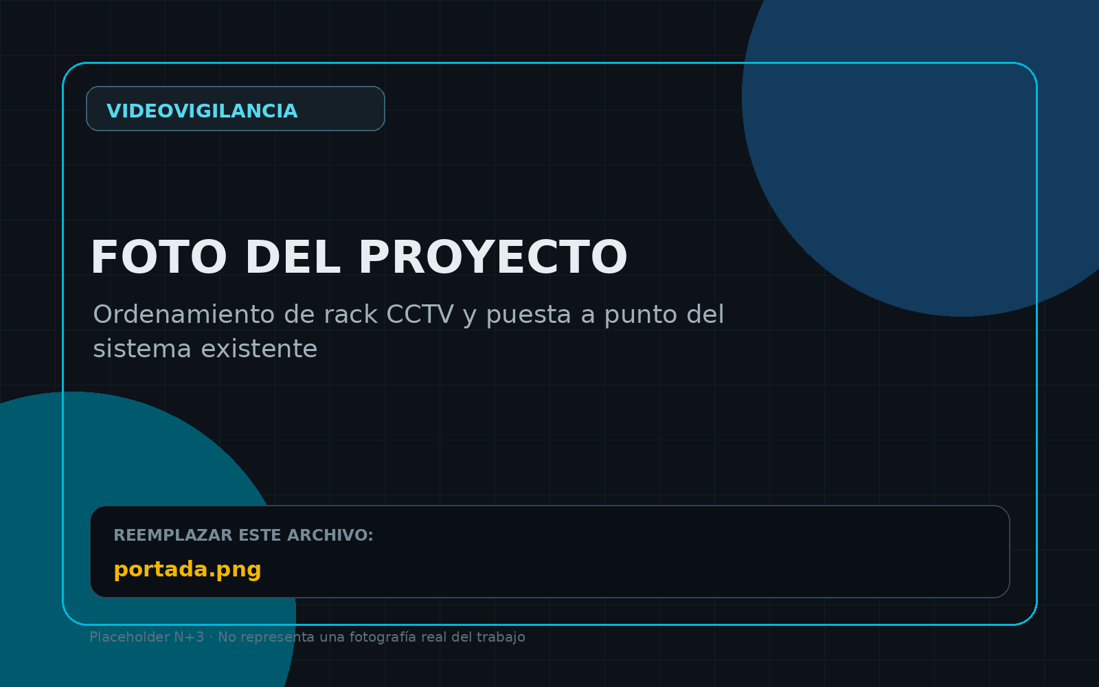 Puesta a punto de sistema CCTV existente