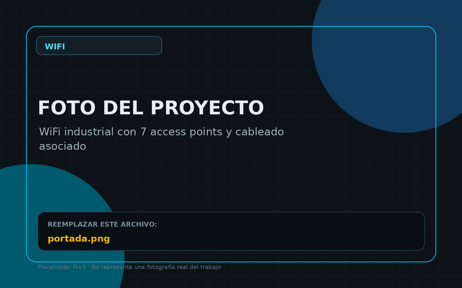 Proyecto WiFi industrial con siete access points
